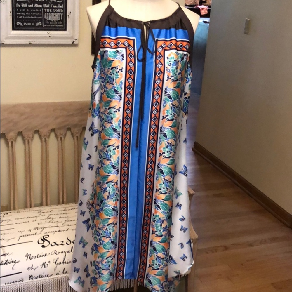 Allen B. By Allen Schwartz Butterfly Print Dress